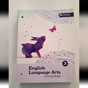 K12 Summit Curriculum English Language Arts Activity Book #3 Home Schooling Used